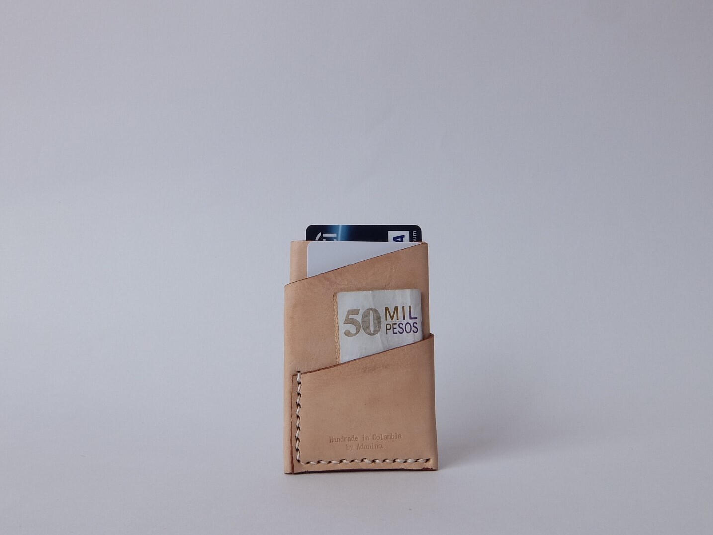 Adanino Minimalist Sleeve Wallet Custom Leather